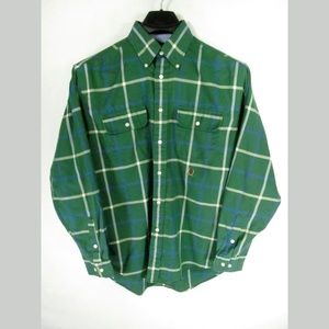 Tommy Hilfiger Shirt Med Button Front Long Sleeve